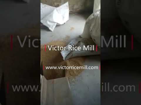 Automatic rice mill plant working video, processing paddy rice