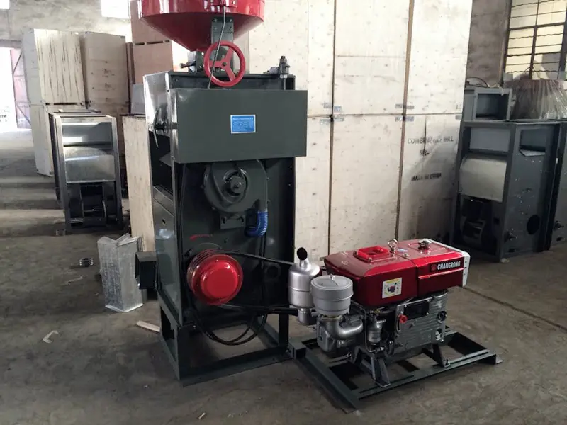 diesel rice mill machine